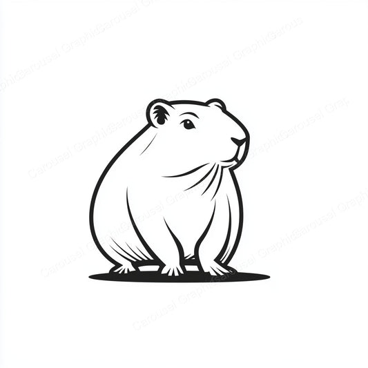 Capybara Vector Graphic preview