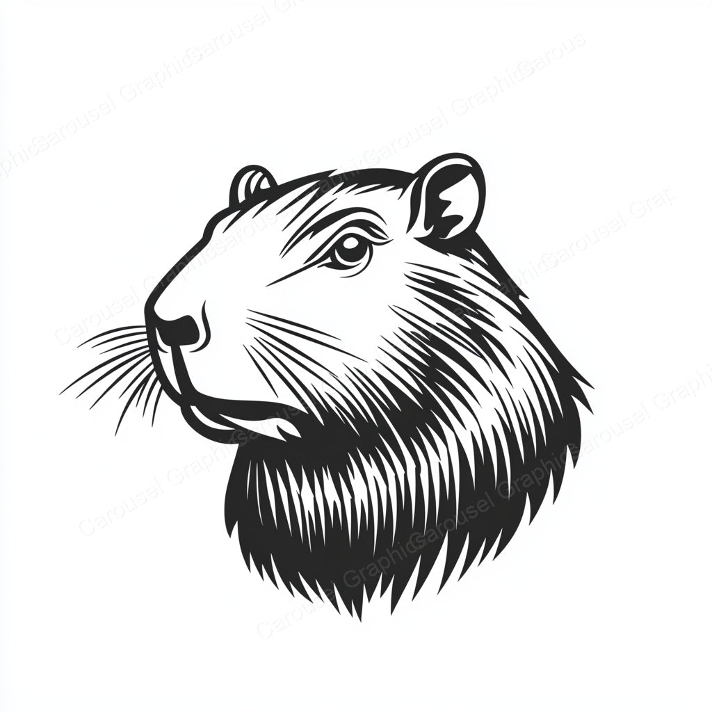 Capybara Vector Graphic preview