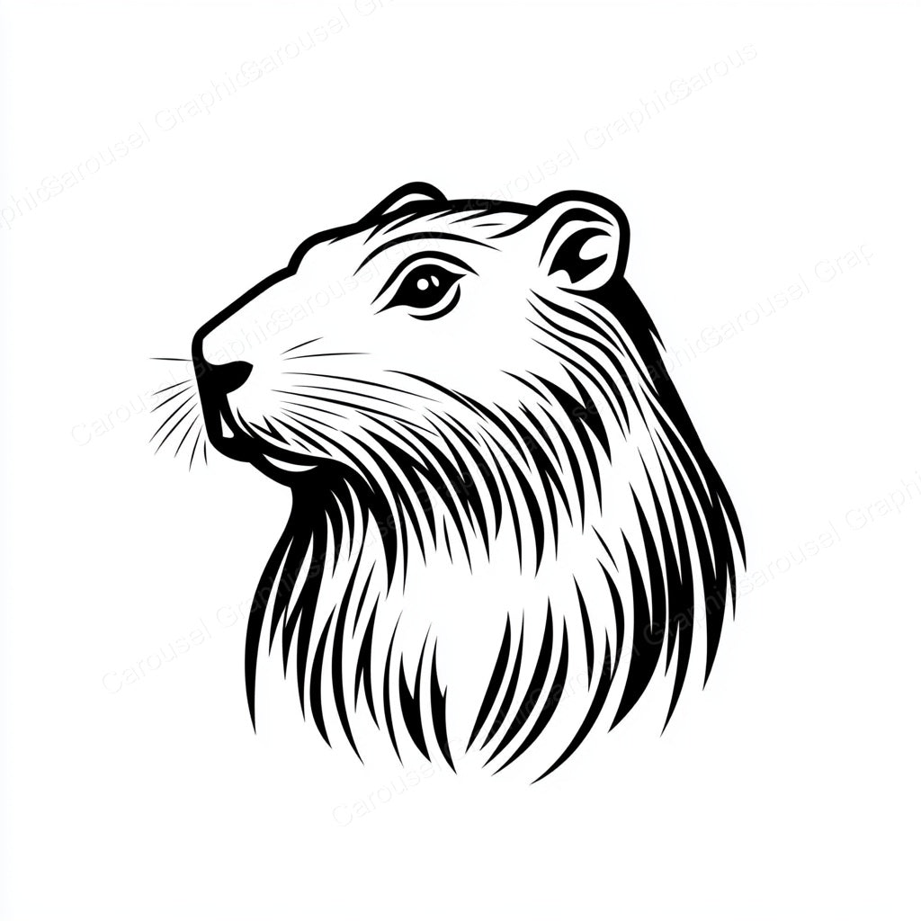 Capybara Vector Graphic preview
