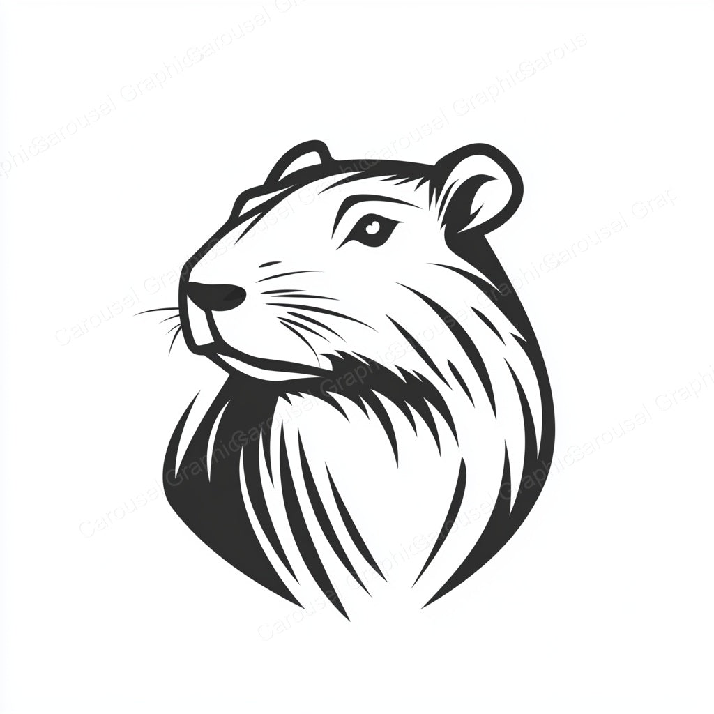 Capybara Vector Graphic preview