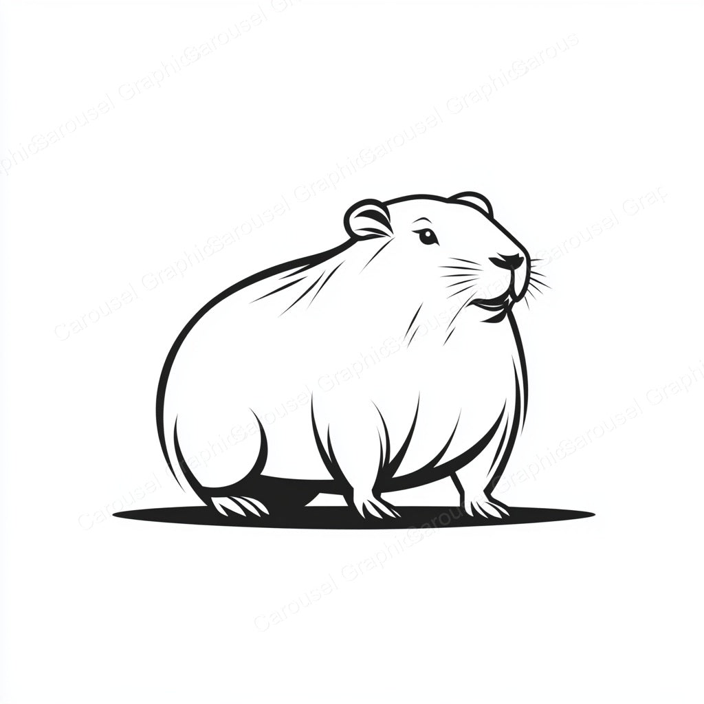 Capybara Vector Graphic preview