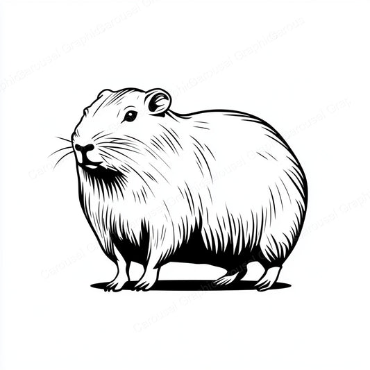 Capybara Vector Graphic preview