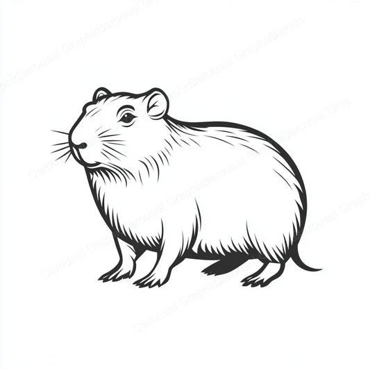 Capybara Vector Graphic preview