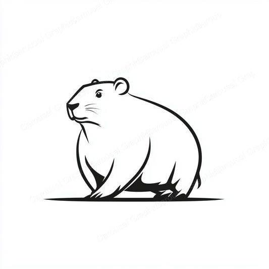 Capybara Vector Graphic preview