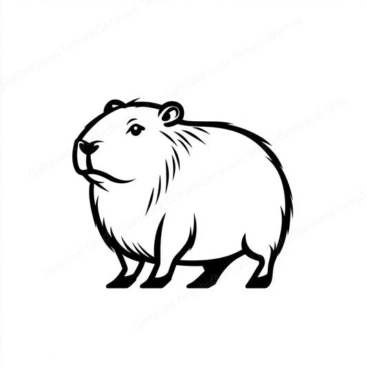 Capybara Vector Graphic preview