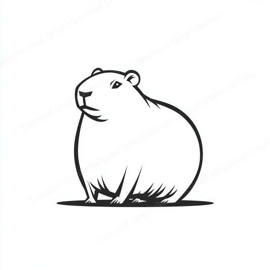 Capybara Vector Graphic preview