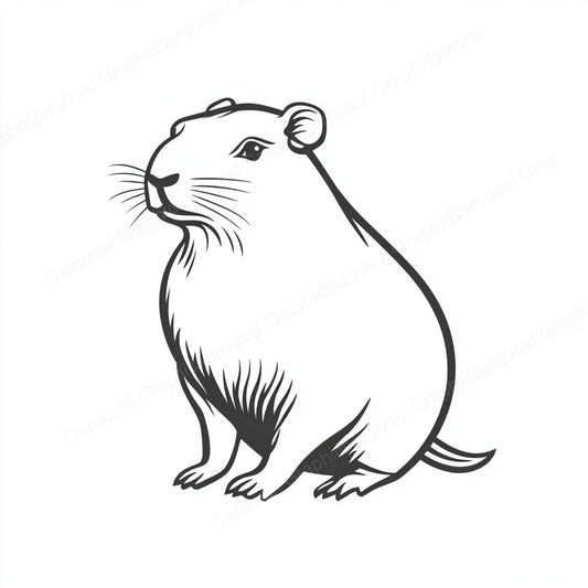 Capybara Vector Graphic preview