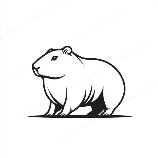 Capybara Vector Graphic preview