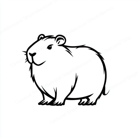 Capybara Vector Graphic preview