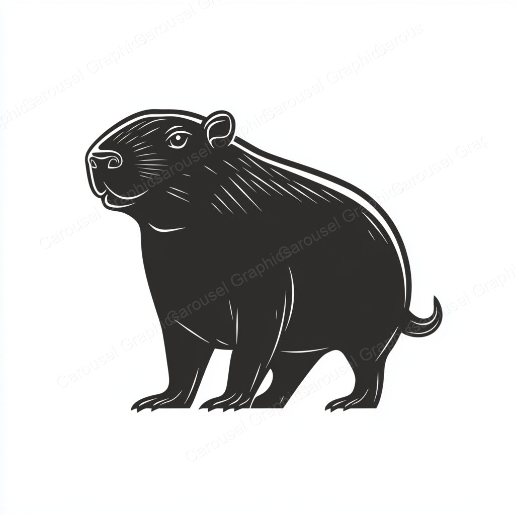 Capybara Vector Graphic preview
