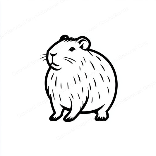 Capybara Vector Graphic preview