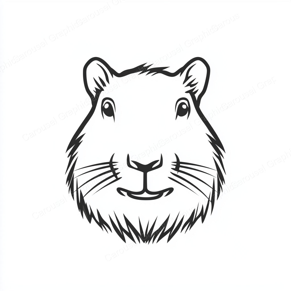 Capybara Vector Graphic preview