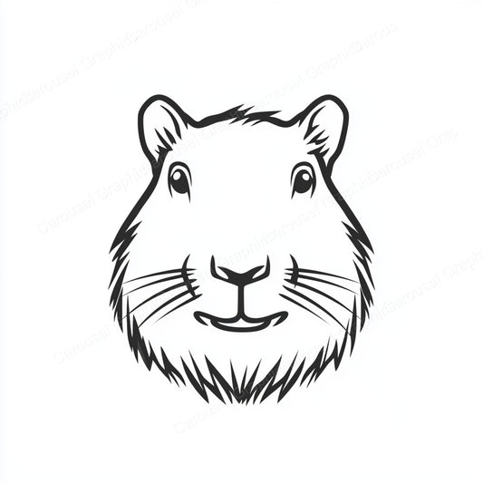 Capybara Vector Graphic preview
