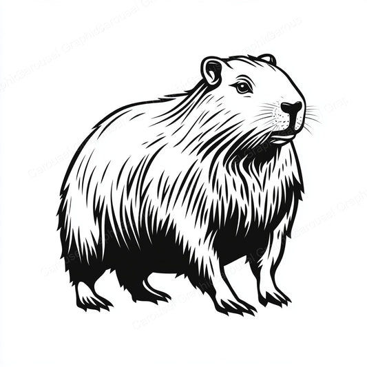 Capybara Vector Graphic preview