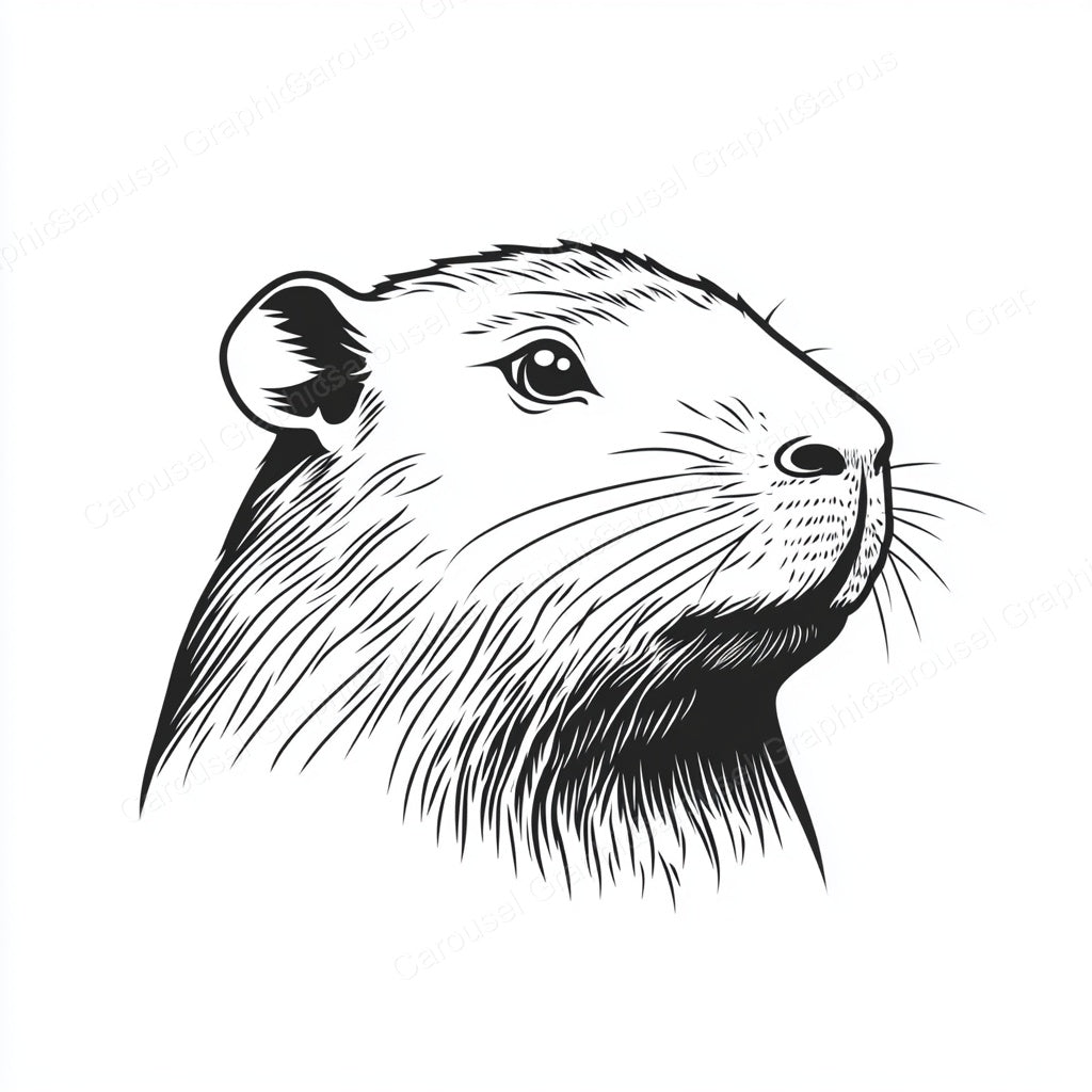 Capybara Vector Graphic preview