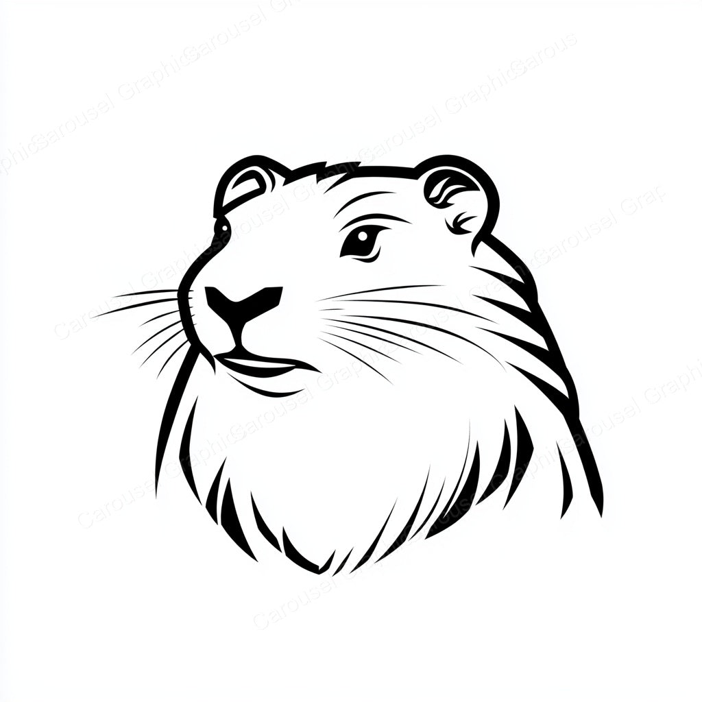 Capybara Vector Graphic preview