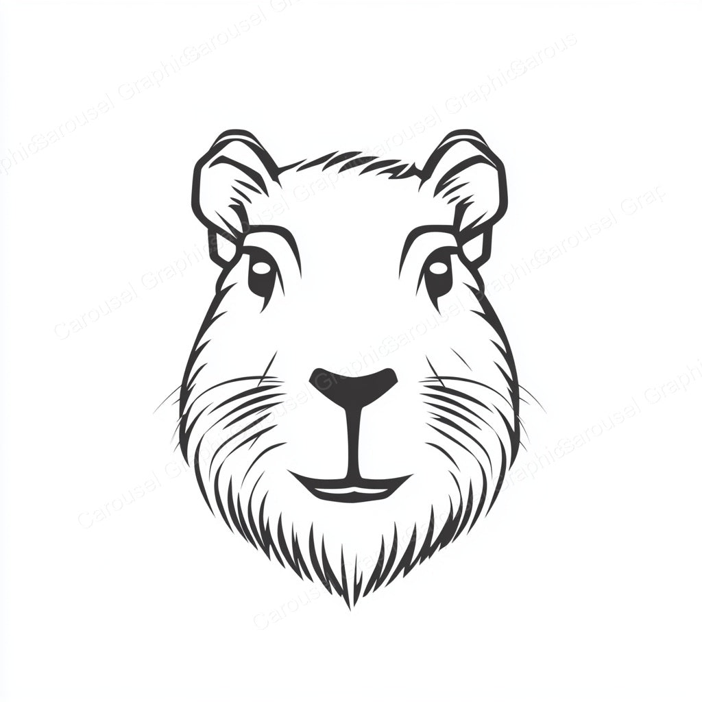 Capybara Vector Graphic preview