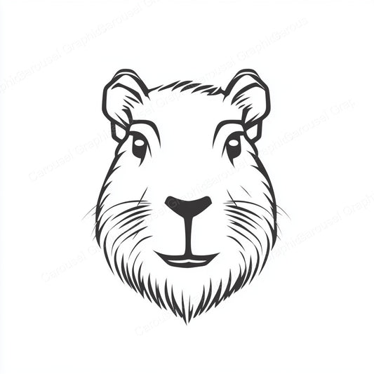 Capybara Vector Graphic preview