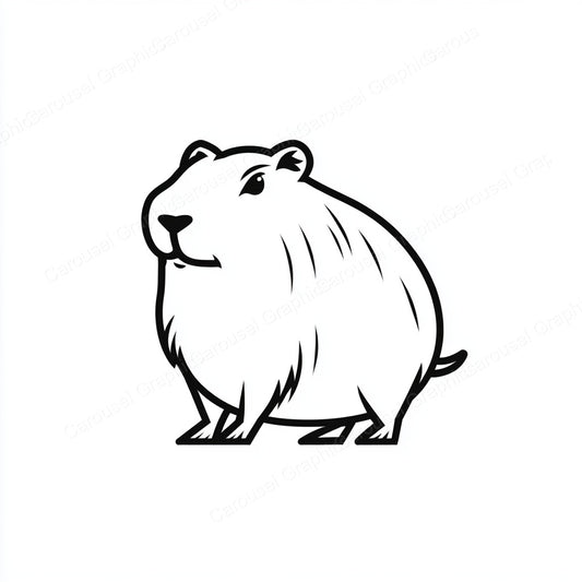 Capybara Vector Graphic preview