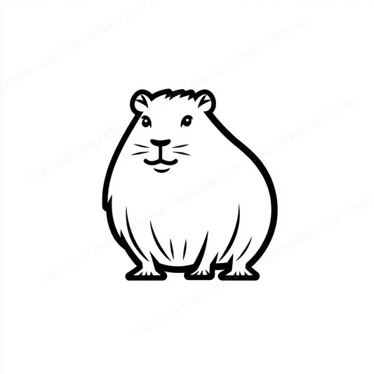 Capybara Vector Graphic preview