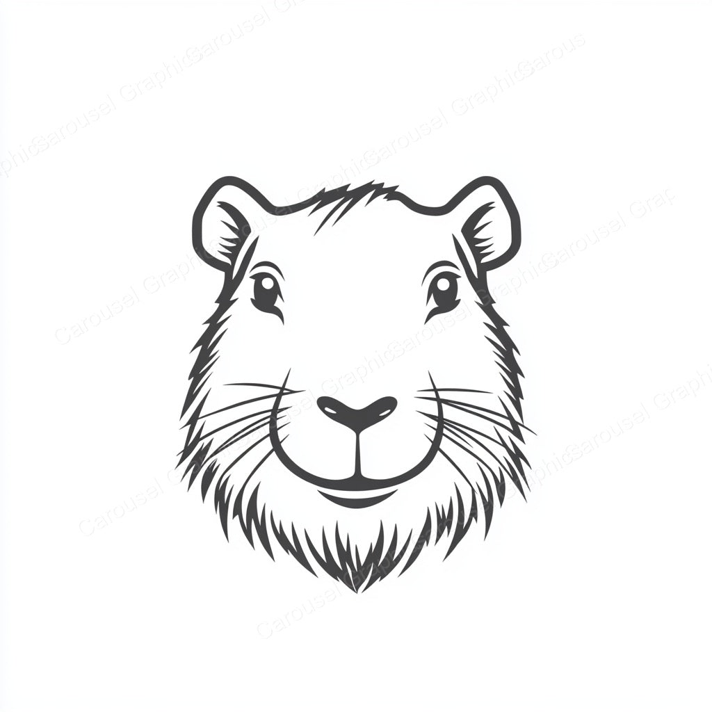 Capybara Vector Graphic preview