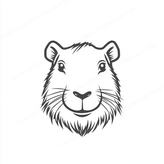 Capybara Vector Graphic preview