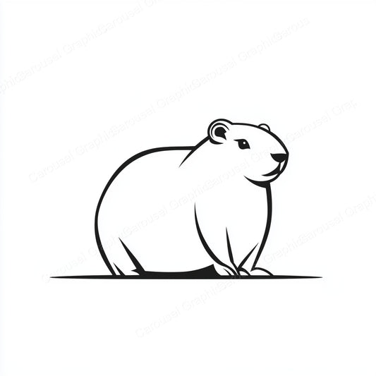Capybara Vector Graphic preview