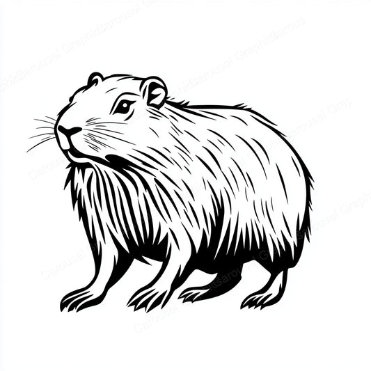 Capybara Vector Graphic preview