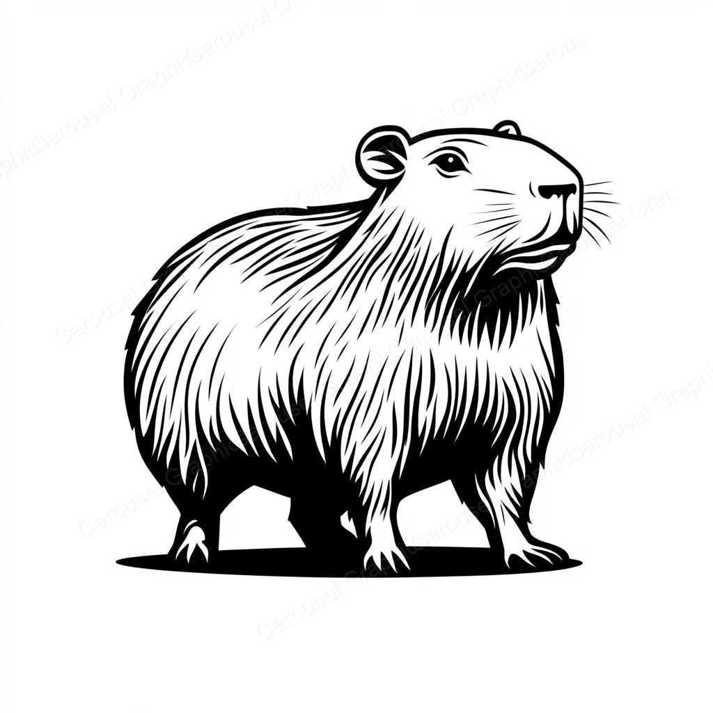 Capybara Vector Graphic preview
