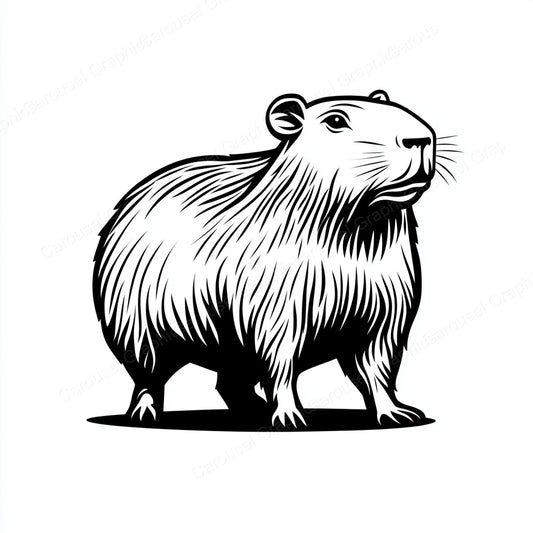 Capybara Vector Graphic preview
