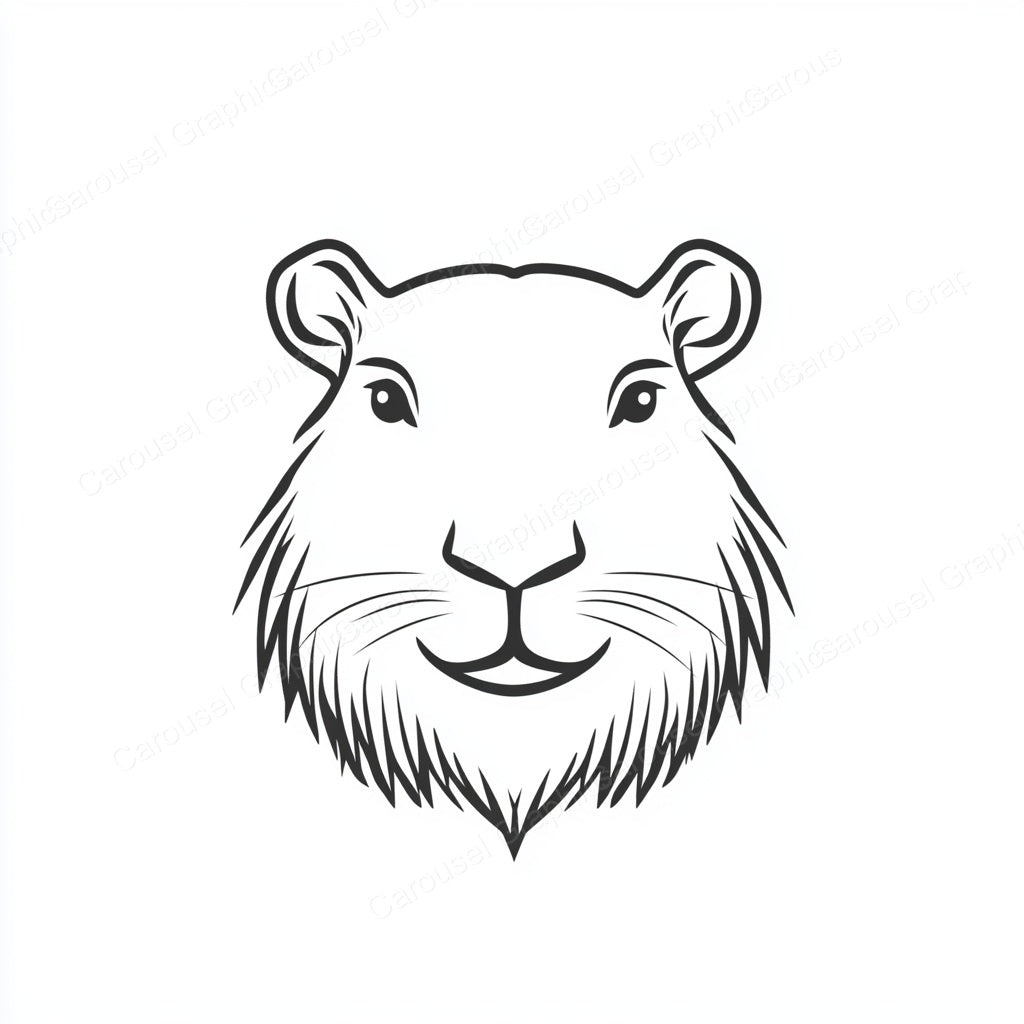 Capybara Vector Graphic preview