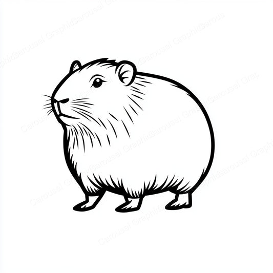 Capybara Vector Graphic preview