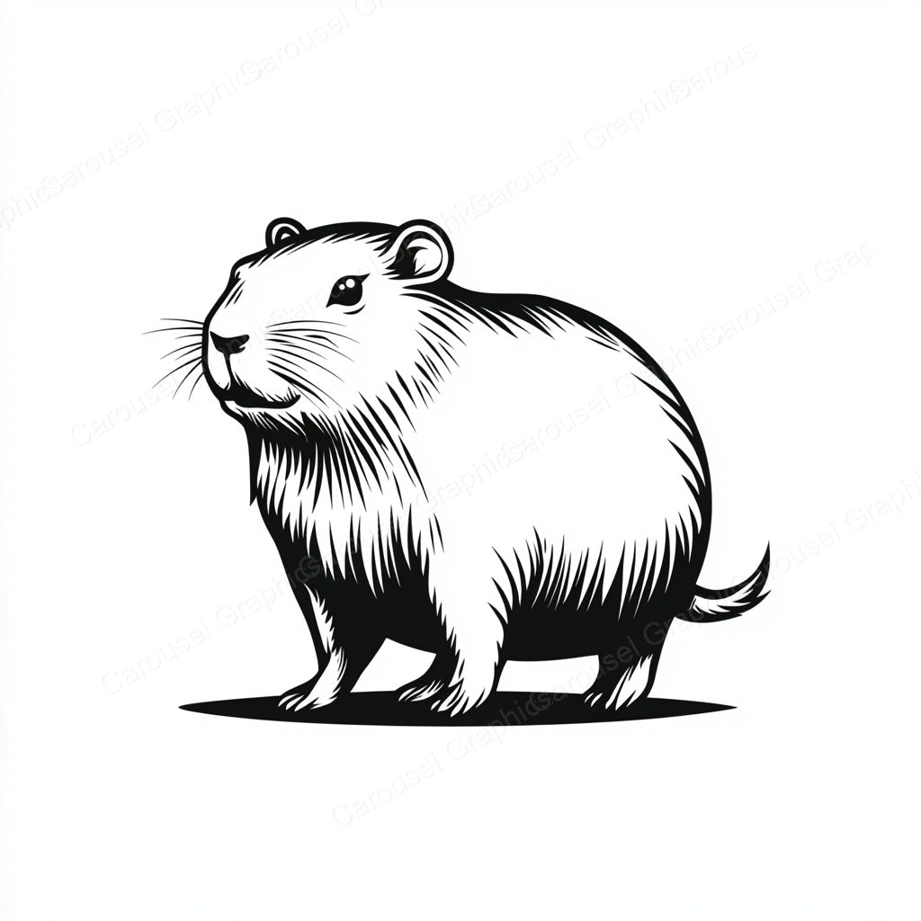 Capybara Vector Graphic preview