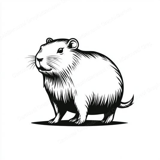 Capybara Vector Graphic preview