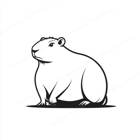 Capybara Vector Graphic preview