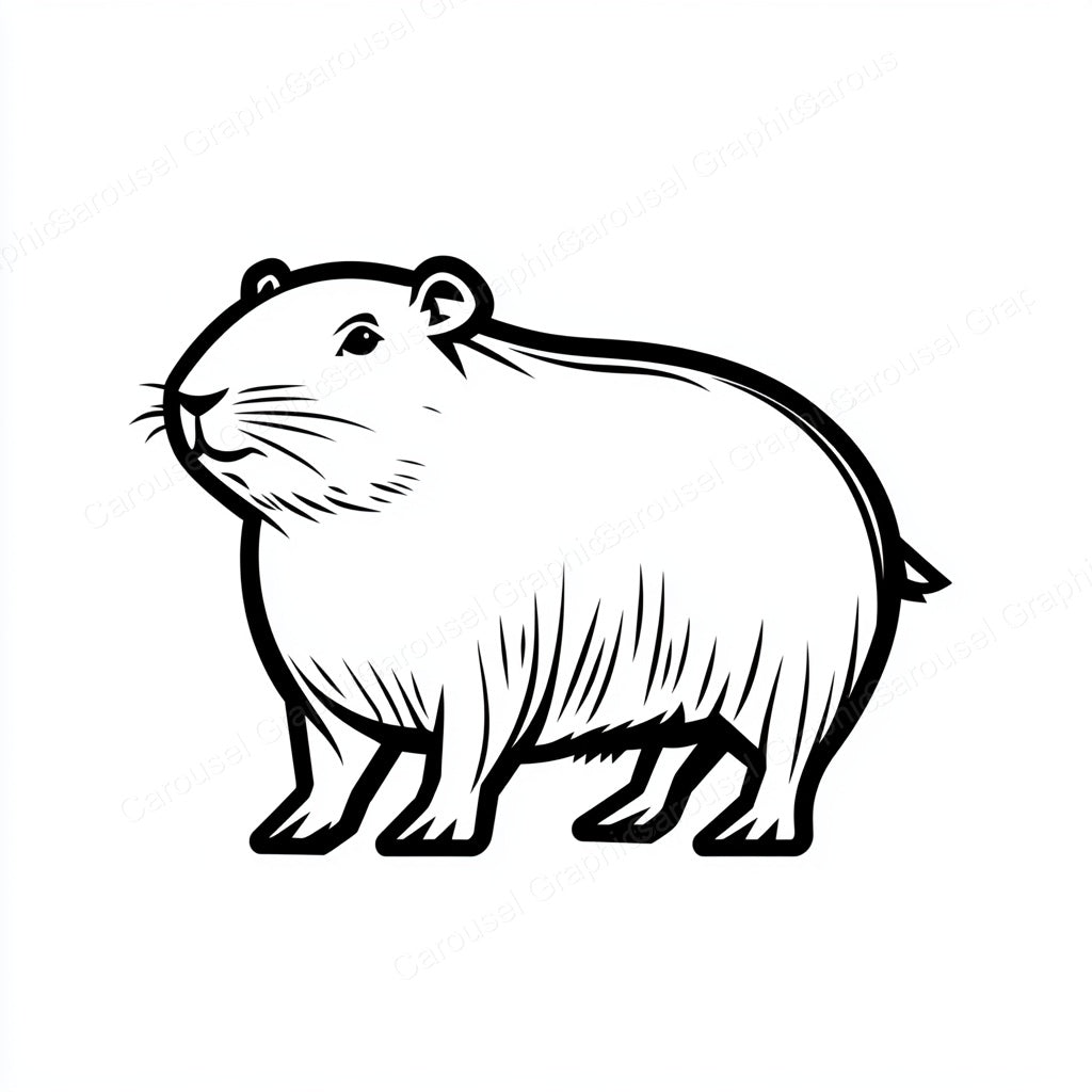 Capybara Vector Graphic preview