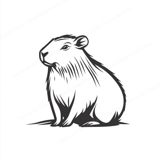 Capybara Vector Graphic preview