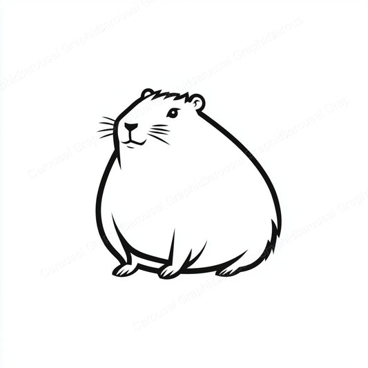 Capybara Vector Graphic preview