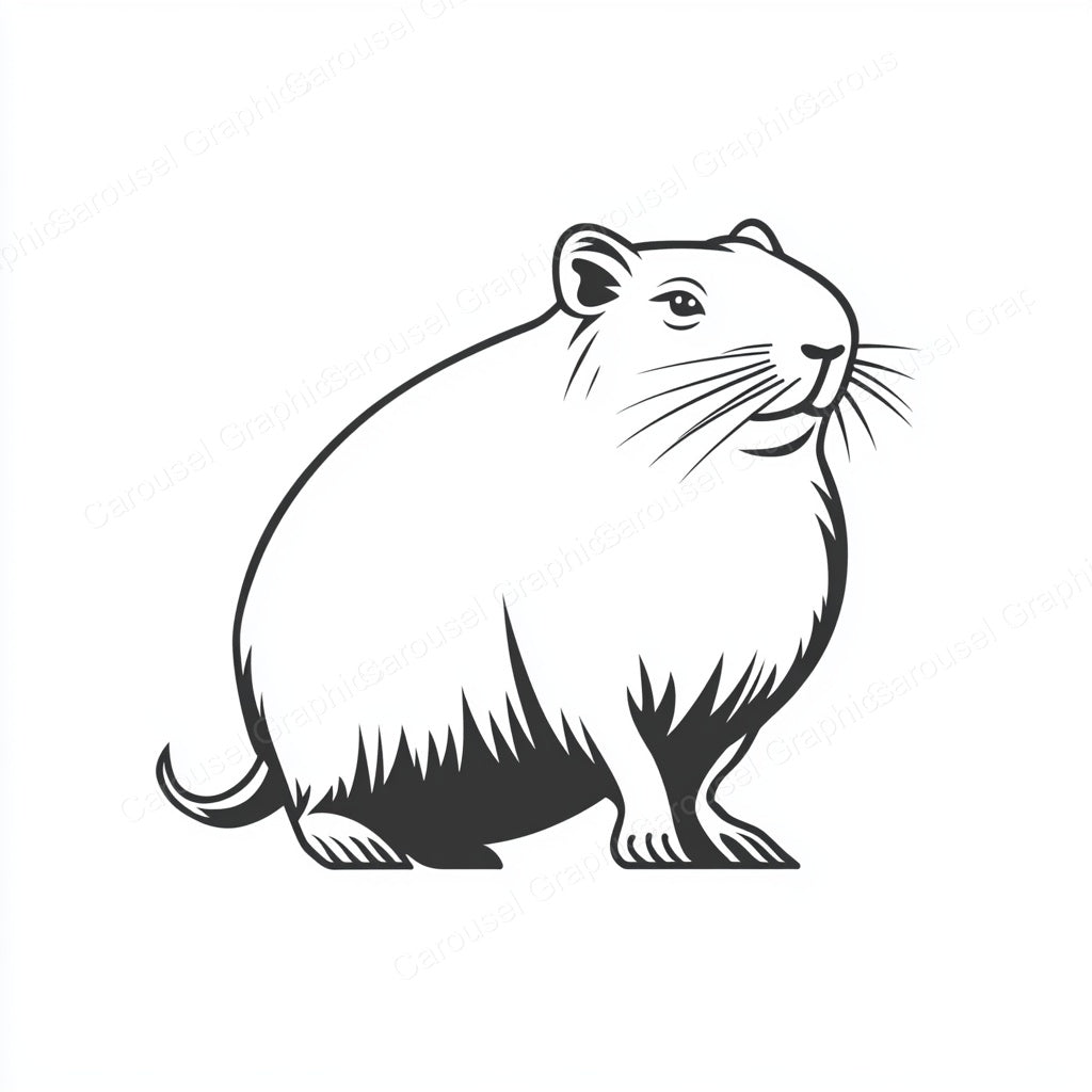 Capybara Vector Graphic preview