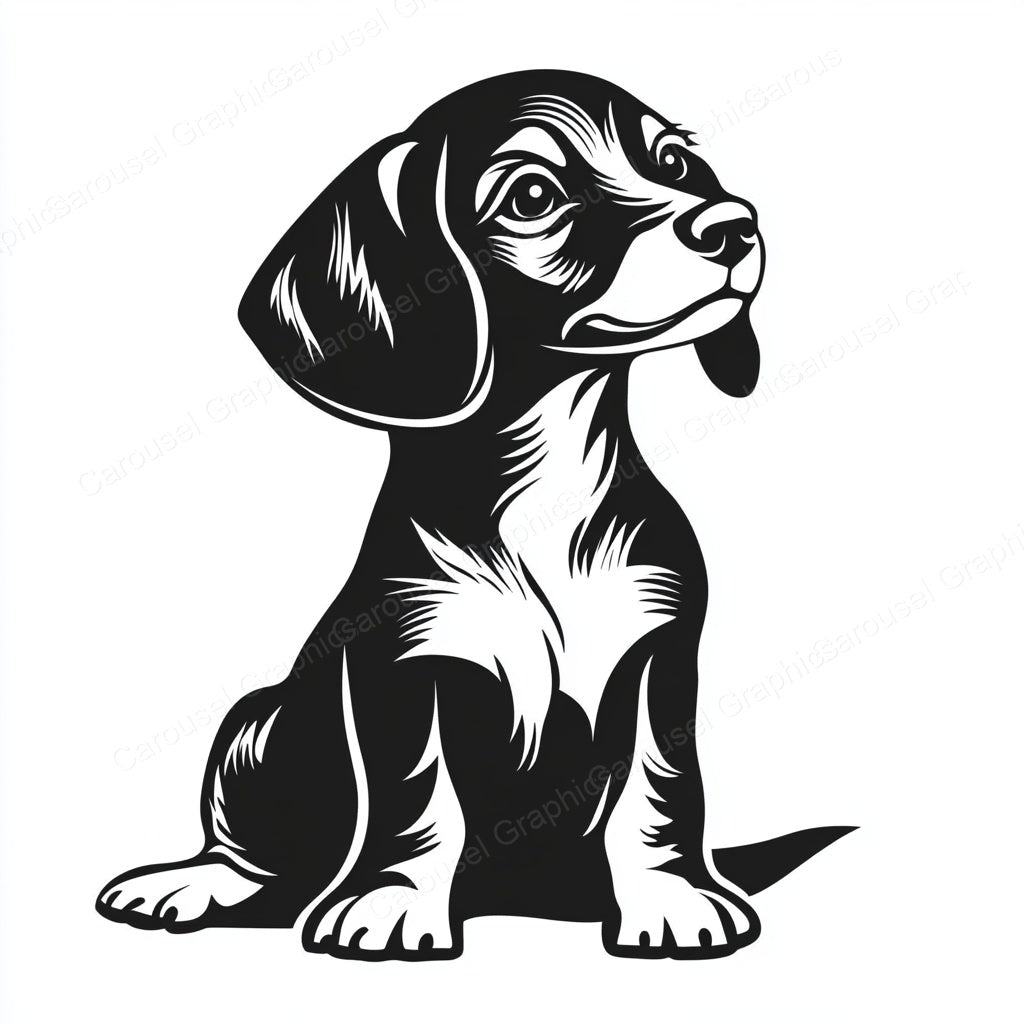 Dachshund Vector Graphic preview