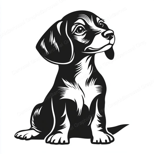 Dachshund Vector Graphic preview
