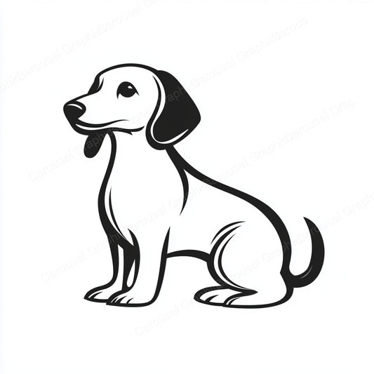 Dachshund Vector Graphic preview