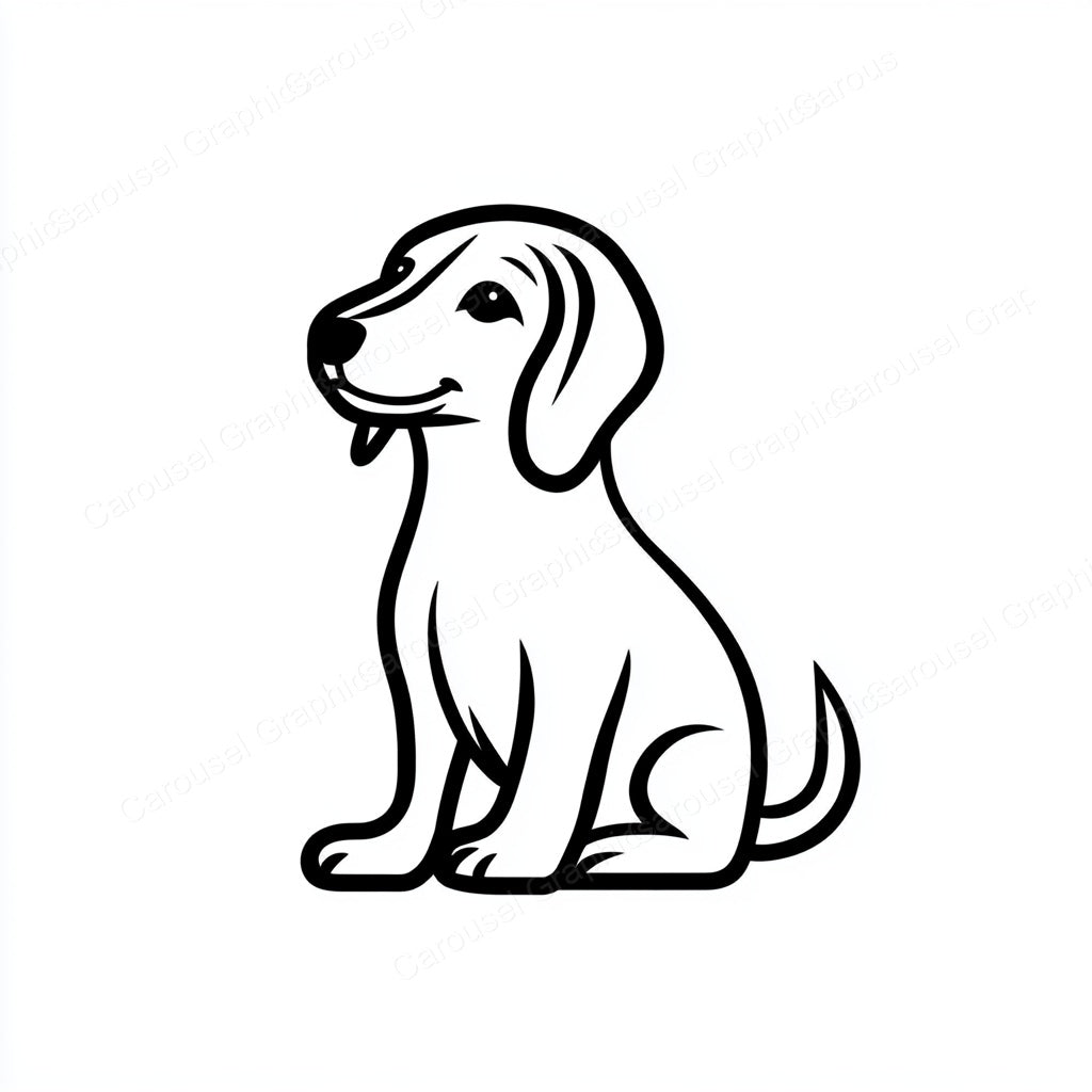 Dachshund Vector Graphic preview