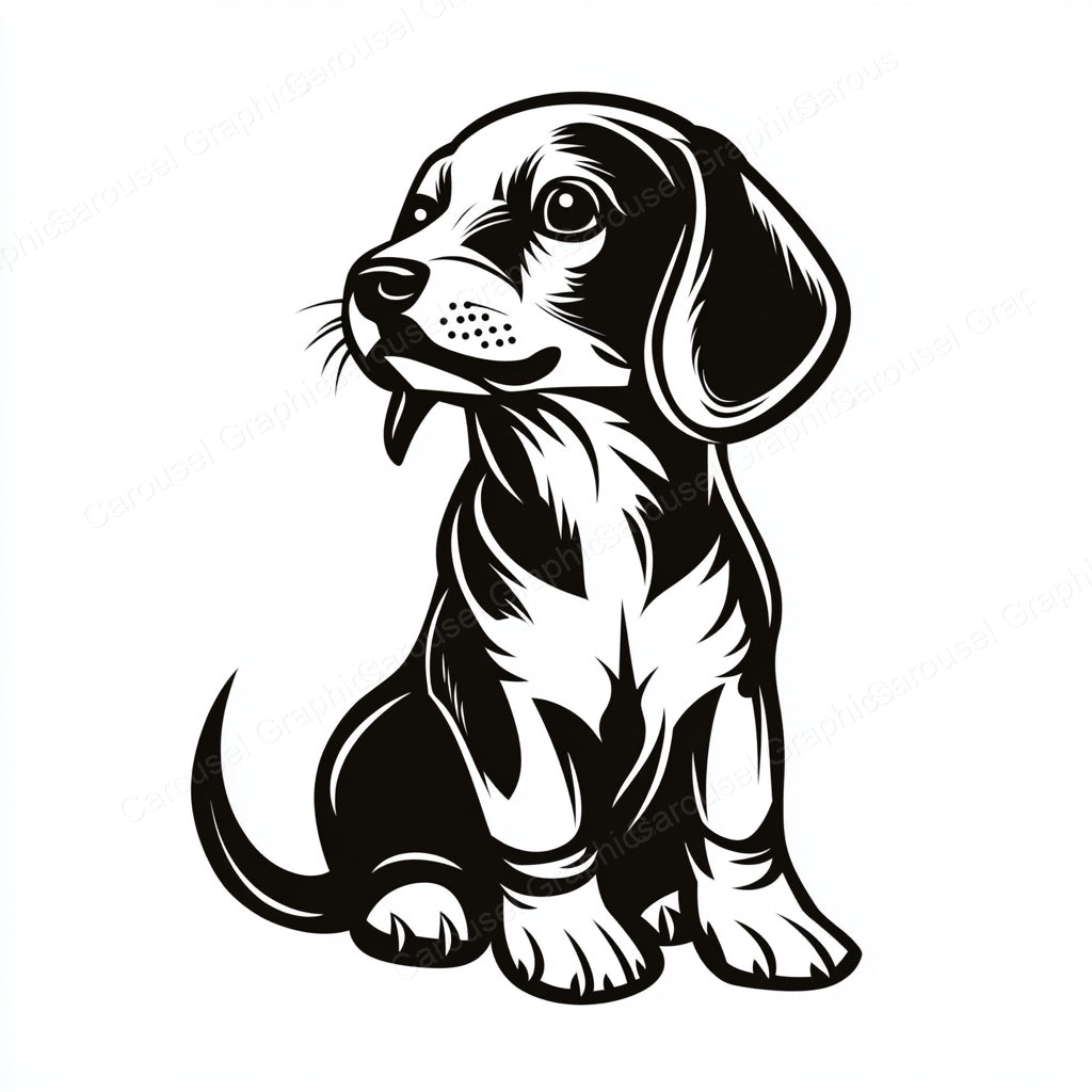Dachshund Vector Graphic preview