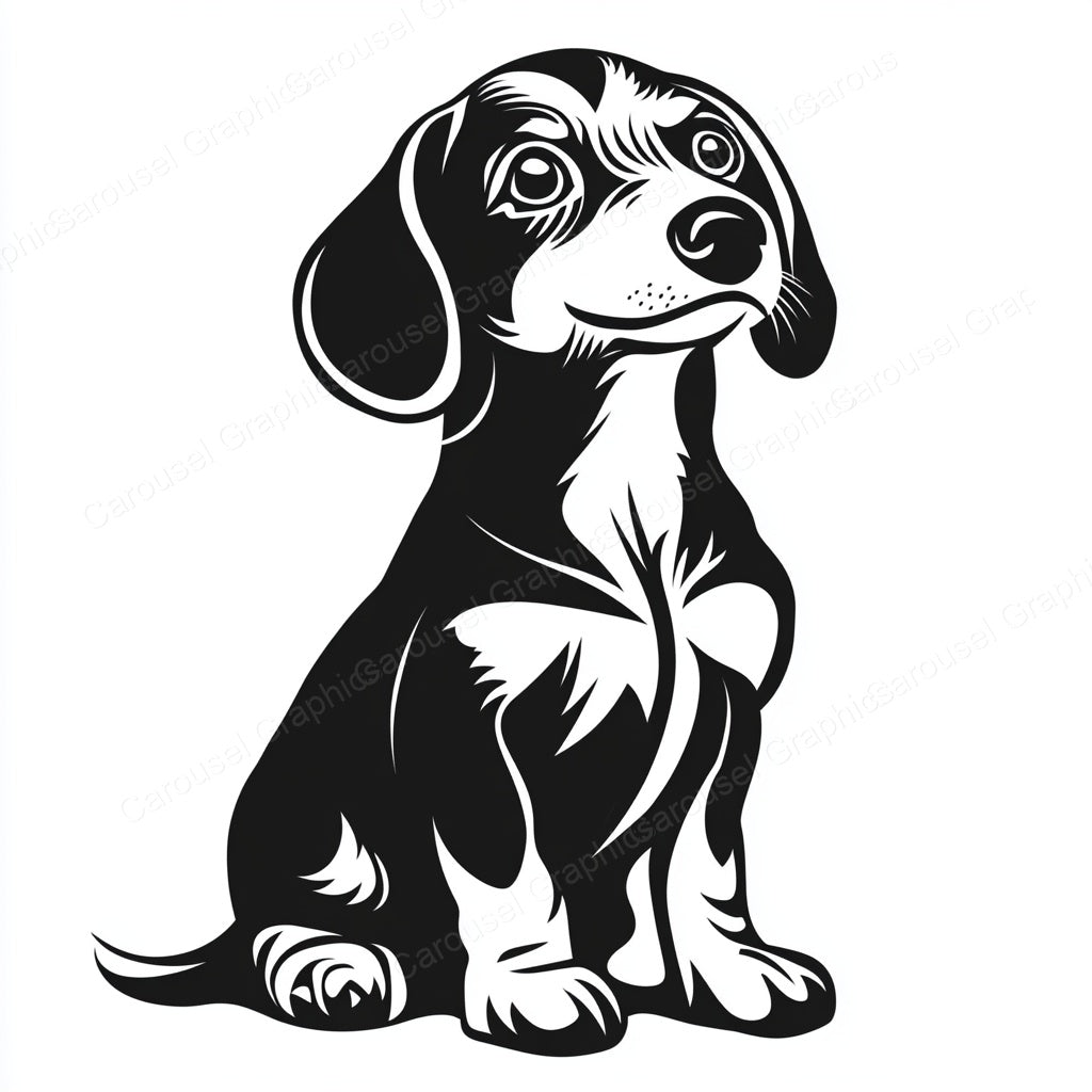Dachshund Vector Graphic preview