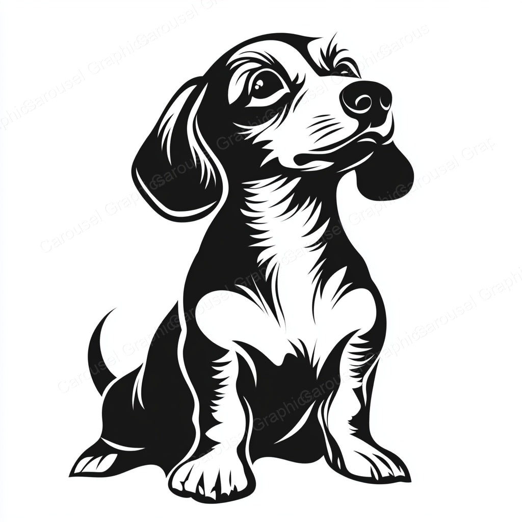 Dachshund Vector Graphic preview