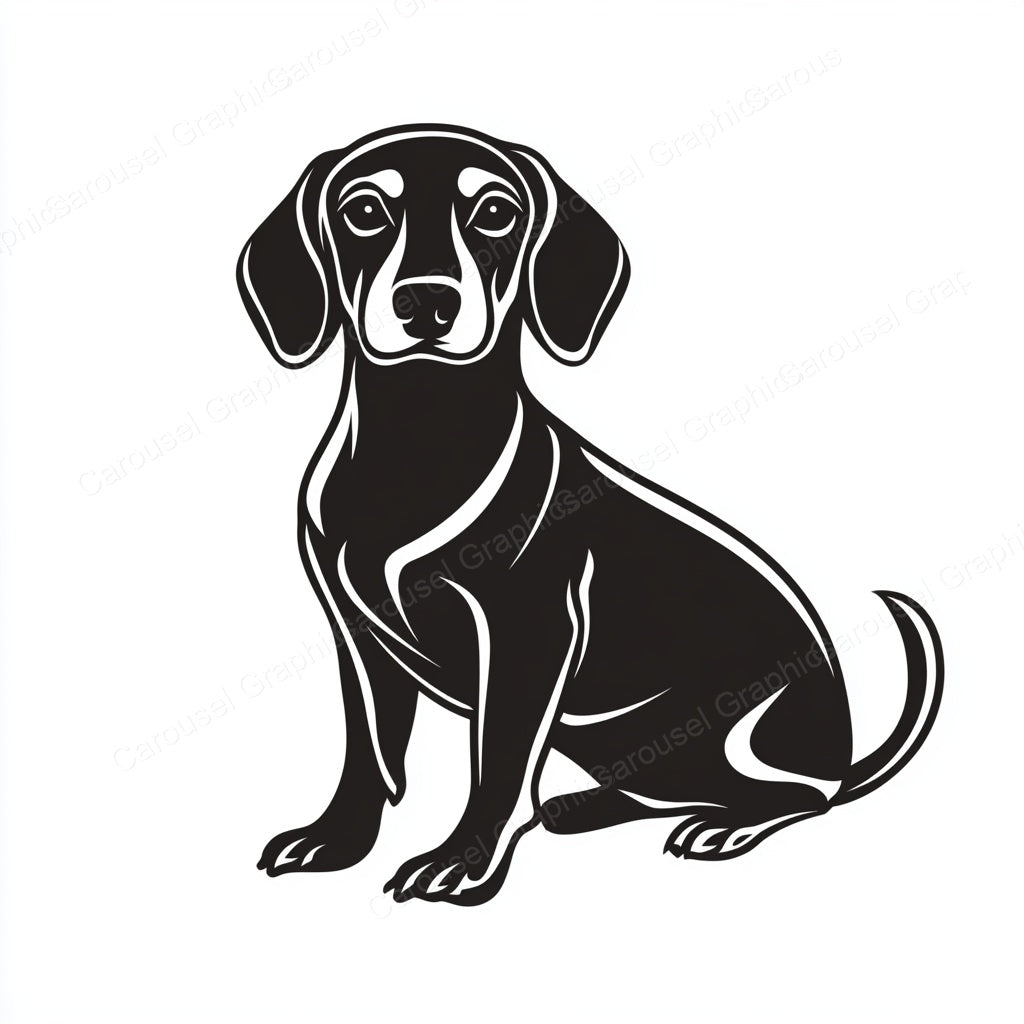 Dachshund Vector Graphic preview