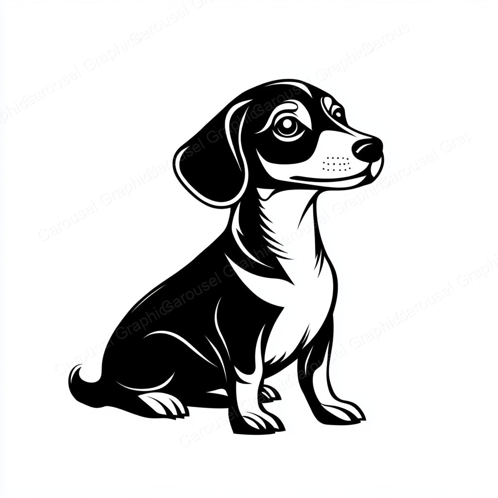 Dachshund Vector Graphic preview