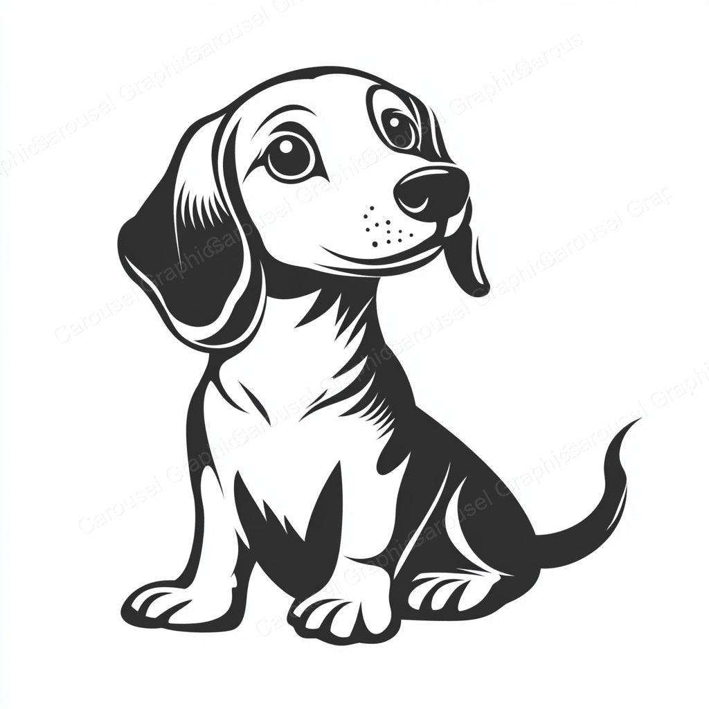 Dachshund Vector Graphic preview