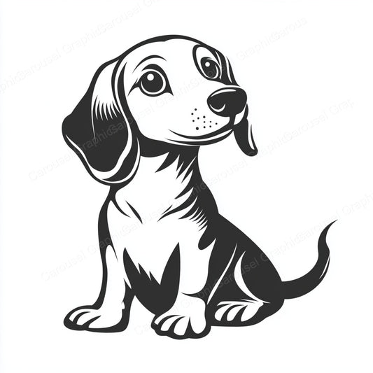 Dachshund Vector Graphic preview